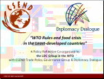 WTO Rules and Food Crisis in the Least Developed Countries (LDCs)